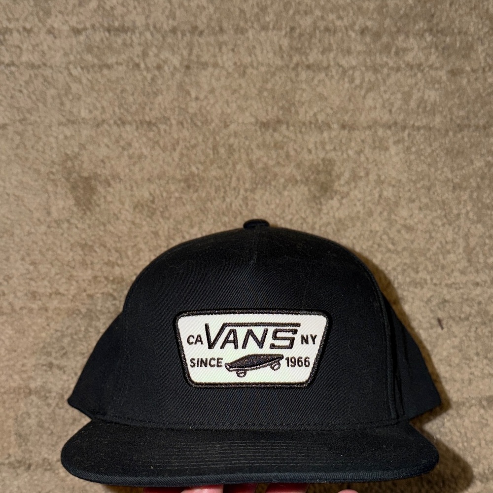 Vans Classic Black Logo Hat